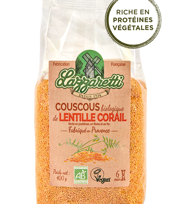 Couscous de lentille corail