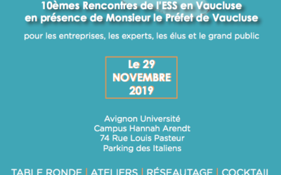 10èmes rencontres de l’ESS en Vaucluse