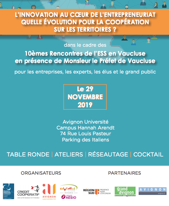 10èmes rencontres de l’ESS en Vaucluse