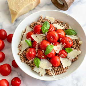 pâtes tomates cerise