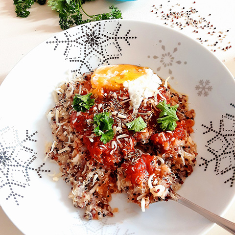 quinoa coulis de tomate