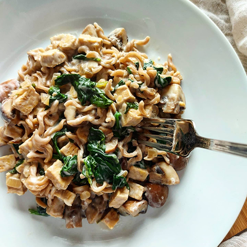 Fusilli au sarrasin façon one pot pasta