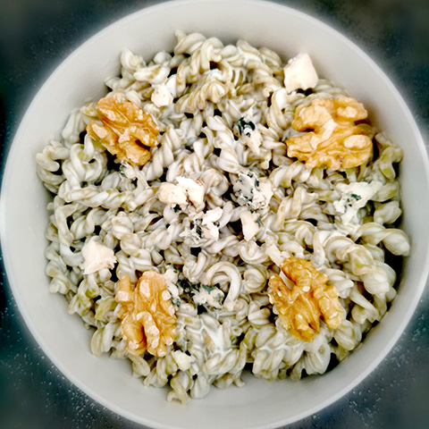 fusilli roquefort noix