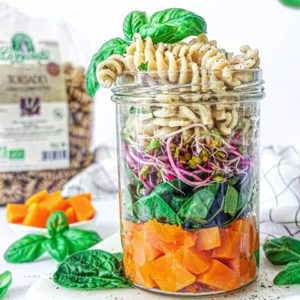 Rainbow Salad Jar