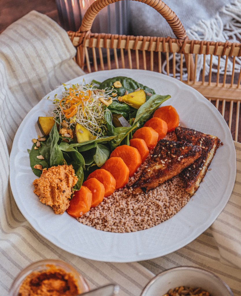 salade couscous châtaigne