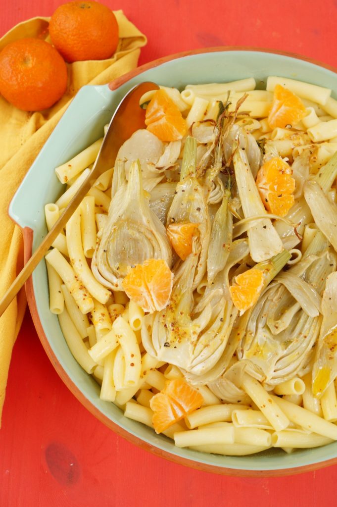 rigatoni fenouil mandarines