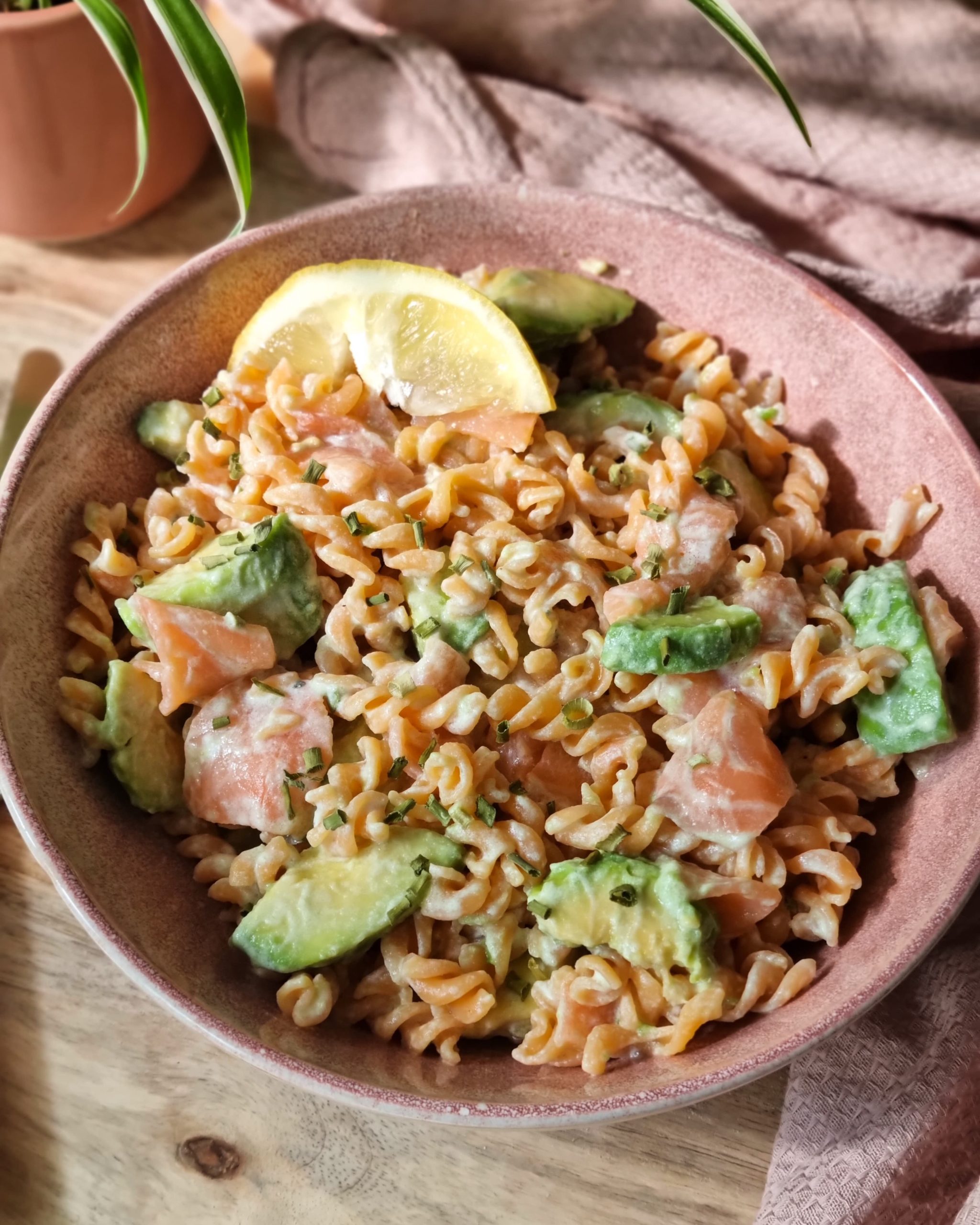 Salade de pâtes au saumon Lazzaretti